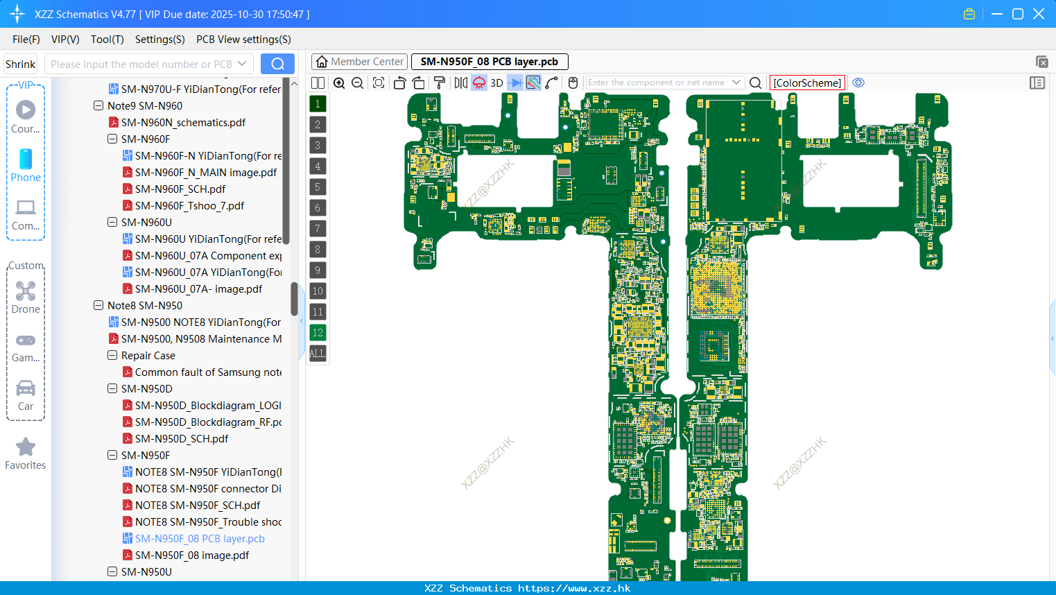 Samsung SM-N950F_08 PCB Layer